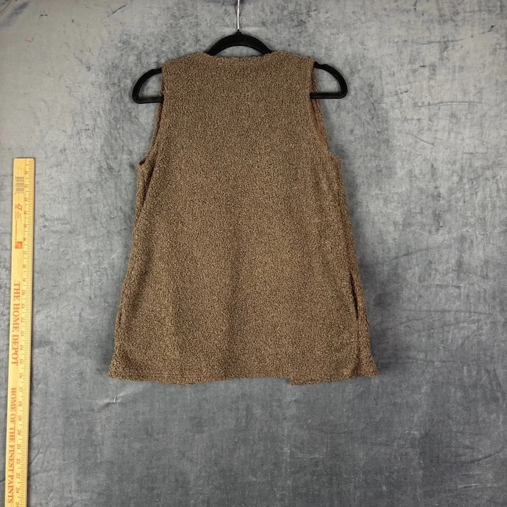 NWT Boutique brand GTOG Kids The Latt Classic Brown Teddy Bear vest Sz M/L